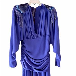 Purple evening dress size 13